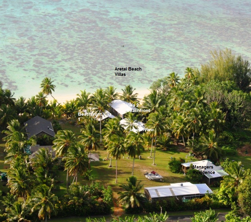Location Aretai Villas, Top quality in Aitutaki Cook